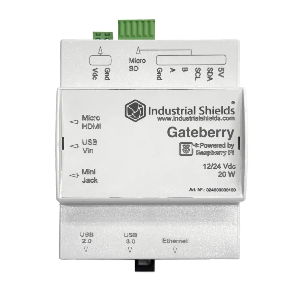 Industrial Shields GateBerry PI - Raspberry PI 4B - 4GB RAM