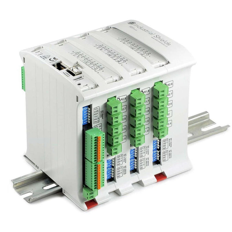 Industrial Shields M-DUINO PLC Arduino Ethernet 57R I/Os Analog/Digital PLUS