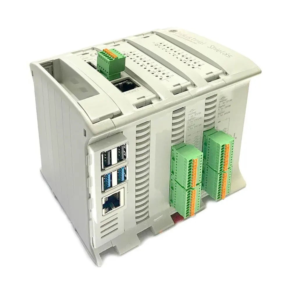 Industrial Shields Raspberry PLC 58 W/ RPi 4B (4GB) LoRa (EU) - RobotShop