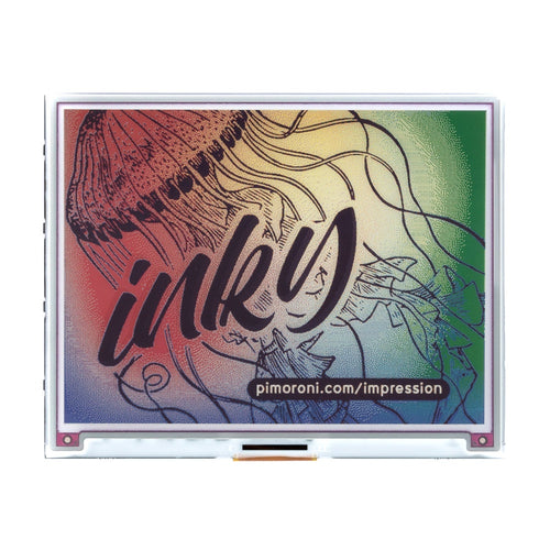 Pimoroni Inky Impression 5.7 inch Display for Raspberry Pi (7 Color ePaper HAT)