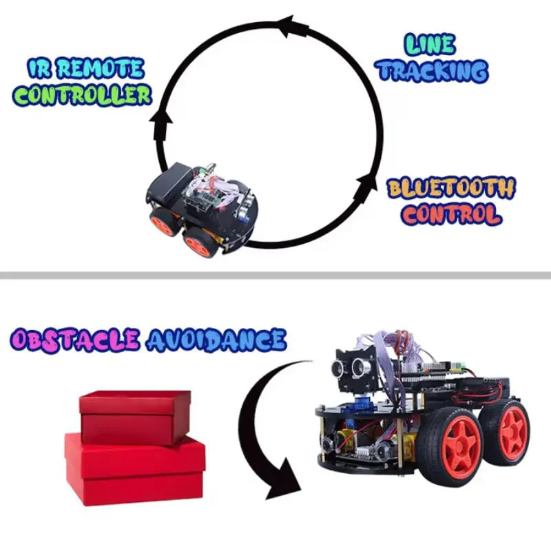 King Kong Robot KR20011 UNO Bot Smart Car Robot Kit Compatible w ...