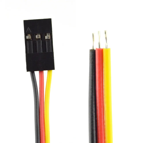 Lynxmotion SC-01 Servo Single End Cable - 12"