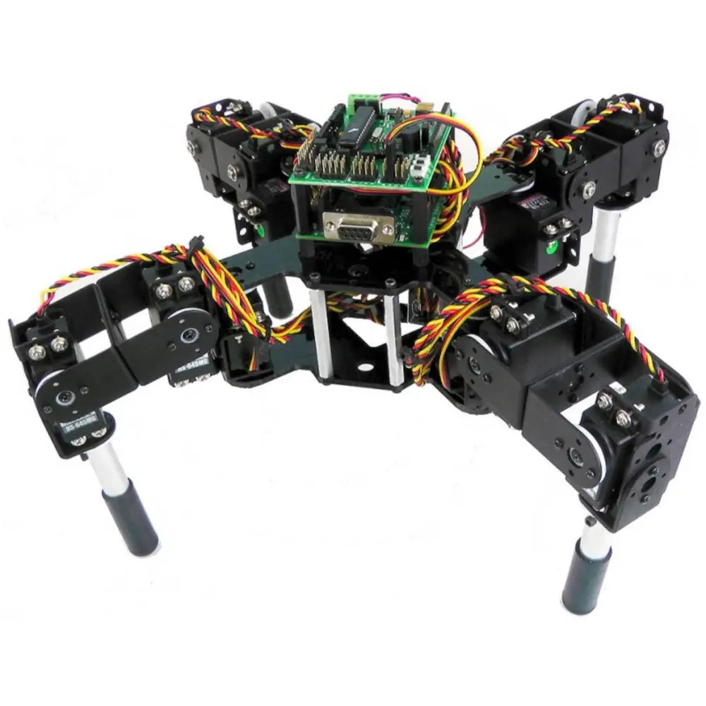 Lynxmotion Symmetric Quadrapod Body Kit - Mini QBK-02 - RobotShop
