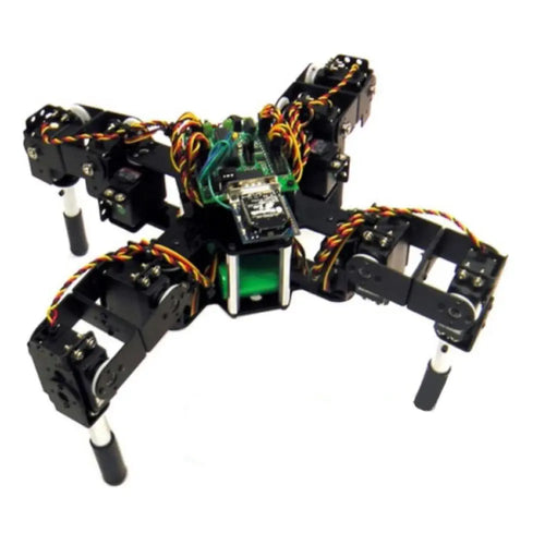 Lynxmotion Symmetric Quadruped Kit (FlowBotics Studio)