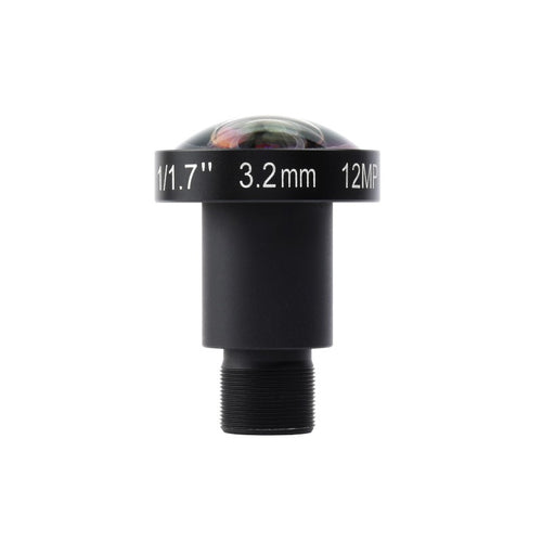 M12 High Resolution Lens, 12MP, 160° FOV, 3.2mm Focal Length for RPi HQ Camera
