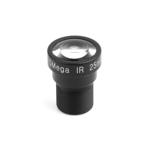 M12 Long 25mm Focal Length Lens, 5MP, Large Aperture for RPi HQ Camera