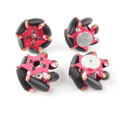 Mecanum Wheel 4 Pack (w/ Metal Hubs)