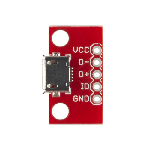 microB USB Breakout Board