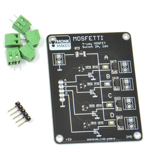 Monk Makes MOSFETTI 4 Way MOSFET Switch