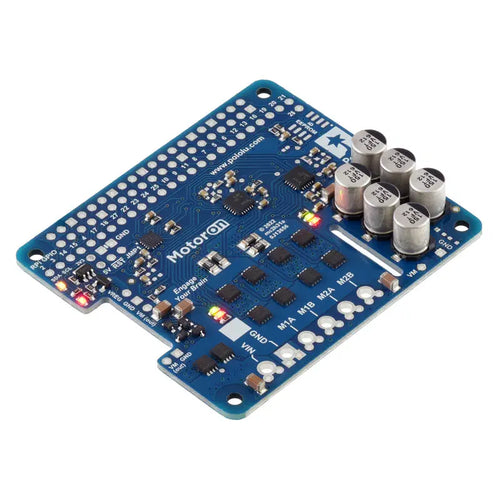 Motoron M2H18v18 Dual High-Power Motor Controller Kit for RPi w/ Connectors