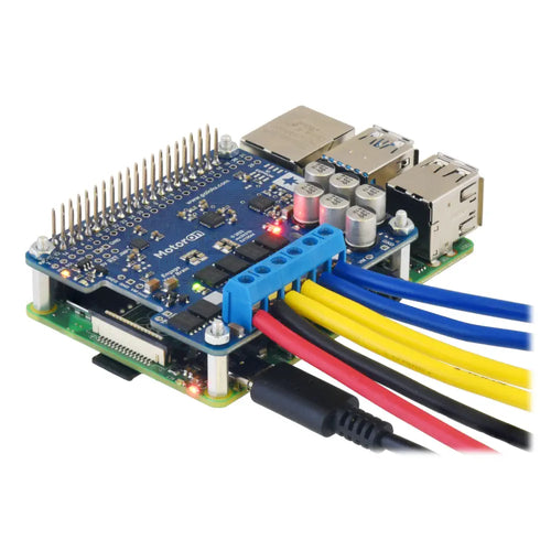 Motoron M2H18v20 Dual High-Power Motor Controller for RPi (Connectors Soldered)