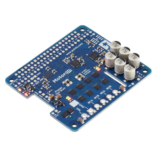 Motoron M2H24v14 Dual High-Power Motor Controller Kit for RPi w/ Connectors