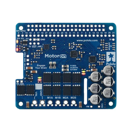 Motoron M2H24v16 Dual High-Power Motor Controller for RPi (No Connectors/Standoffs)