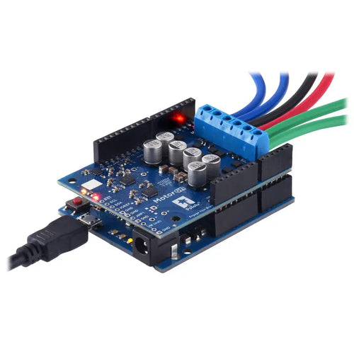 Motoron M2S18v18 Dual High-Power Motor Controller Shield for Arduino w/ Connectors