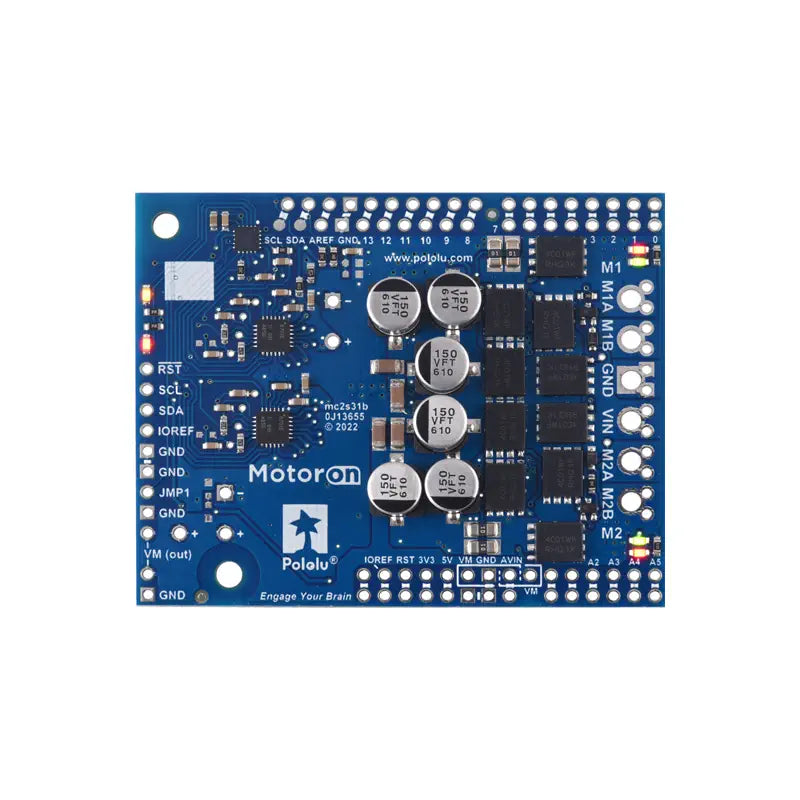 Motoron M2S18v20 Dual High-Power Motor Controller for Arduino (No ...