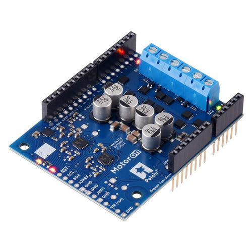 Motoron M2S24v14 Dual High-Power Motor Controller for Arduino, Soldered Connectors