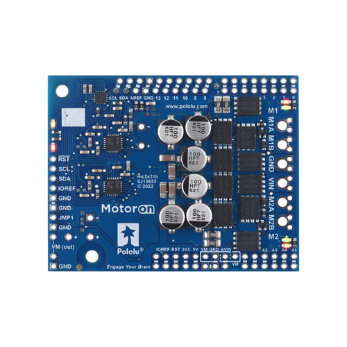 Motoron M2S24v16 Dual High-Power Motor Controller Shield for Arduino (No Connectors)