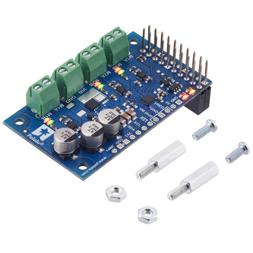 Motoron M3H550 Triple Motor Controller for Raspberry Pi (Connectors Soldered)