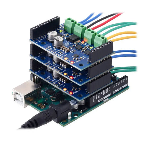 Motoron M3S256 Triple Motor Controller Shield for Arduino (No Connectors)