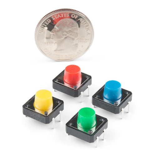 Multicolor Buttons (4pk)