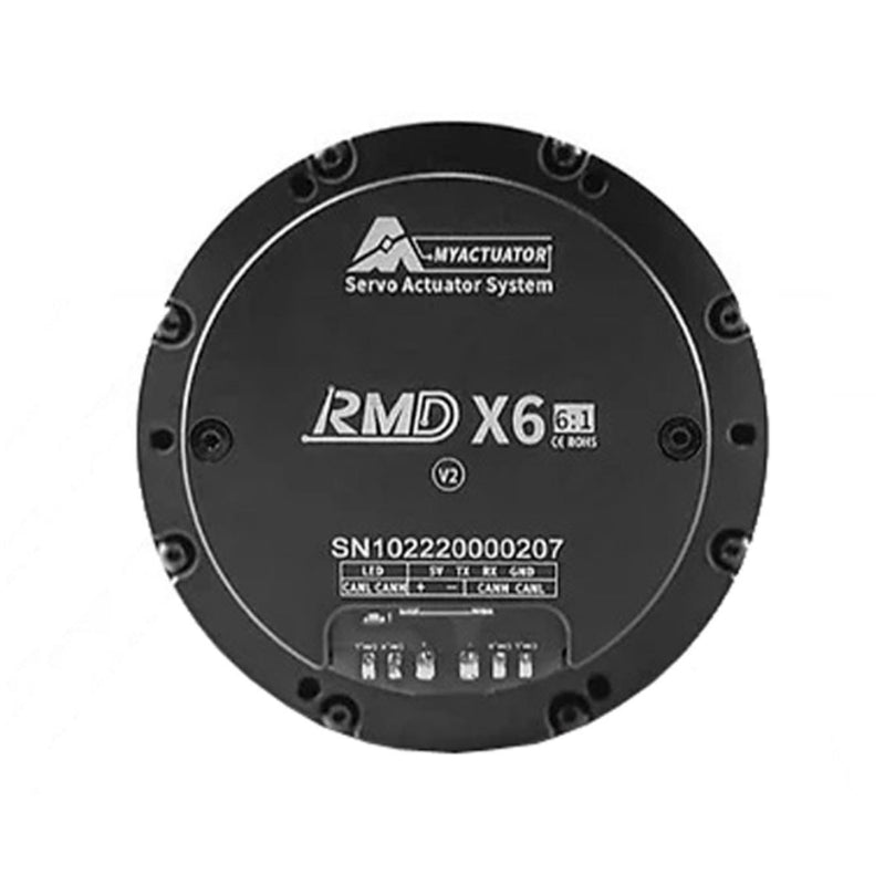 MY ACTUATOR RMD-X6 V2 CAN Bus BLDC Actuator w/ 1:6 Reduction & MC-X-300-O Driver
