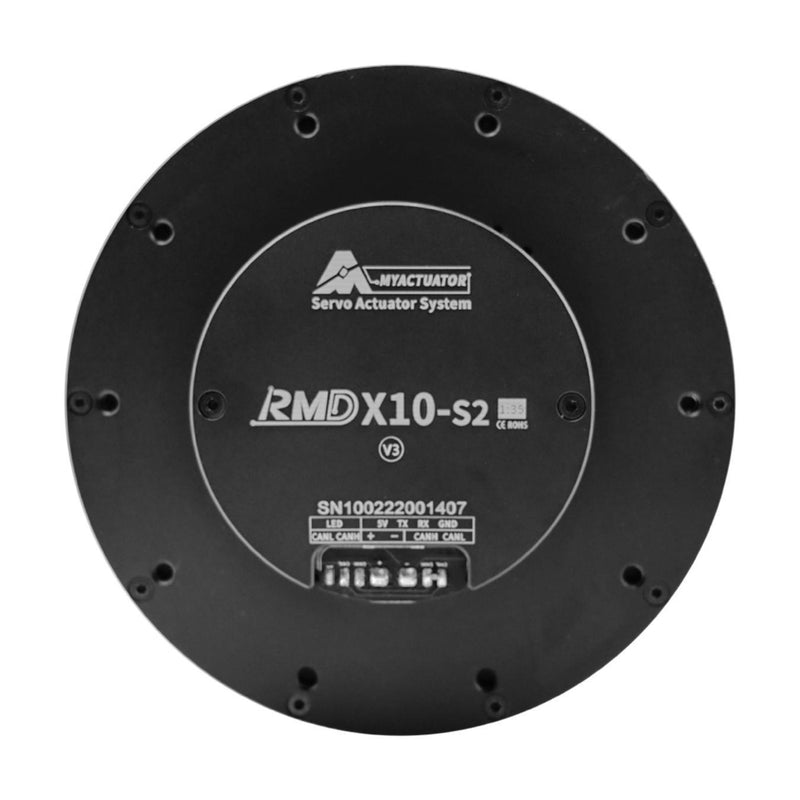 MYACTUATOR RMD-X10 S2 V3, BLDC, CAN BUS 1:35,MC-X-500-O Brushless Servo Driver