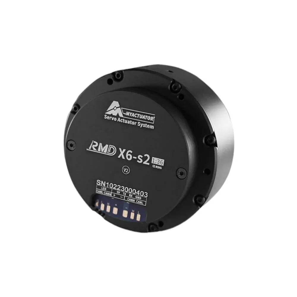 Motor RMD Myactuator X6 S2 V2 Bus CAN c/ Reducción 1:36 - RobotShop