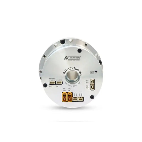 MyActuator RH Series BLDC Actuator, Dual Encoder, 100:1 Hollow Harmonic, CAN & Ethercat Communication,  54 N.m Peak Torque wo/ Brake