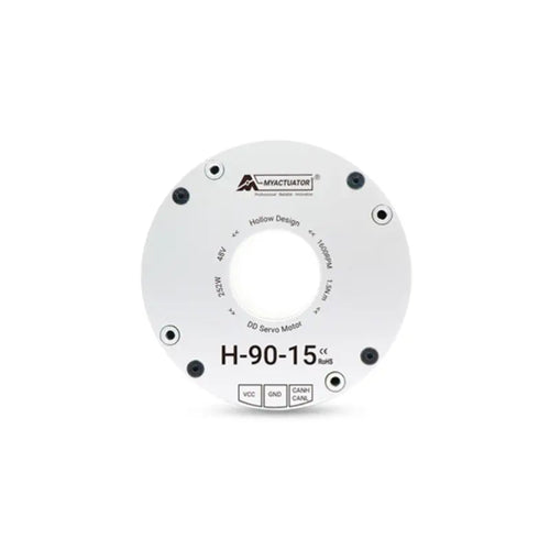 MyActuator RMD-H-90-15-400-C BLDC Actuator, Hollow Direct Drive, CAN, 3.75 N.m