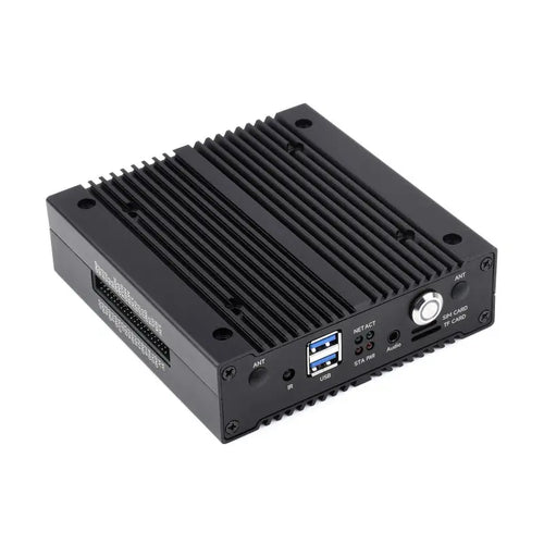 Waveshare NAS Mini-Computer for RPi CM4, Network Storage, Dual SSDrive Slots