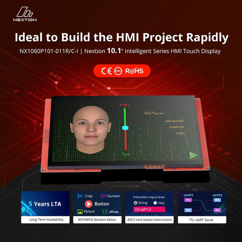 Nextion 10.1” Intelligent Series HMI Touch Display (NX1060P101-R)