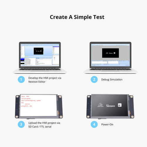 Nextion 2.8” Enhanced Series HMI Touch Display (NX3224K028)