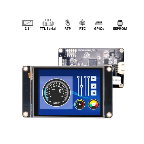 Nextion 2.8” Enhanced Series HMI Touch Display (NX3224K028)