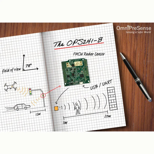 OmniPreSense OPS241-B FMCW Distance Radar Sensor