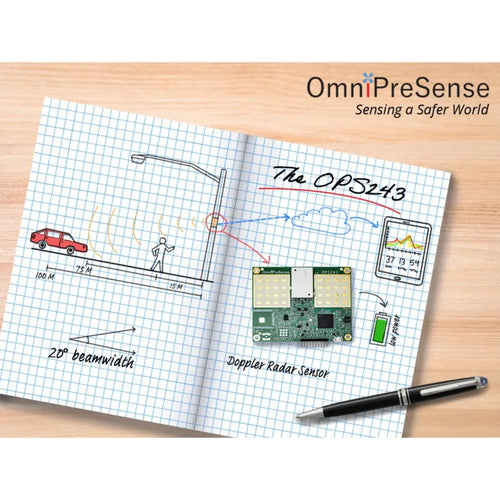 OmniPreSense OPS243 Doppler Speed Radar Sensor