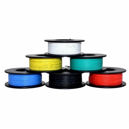 Plusivo 30AWG Hook Up Wire Kit - 6 Colors (20m each)