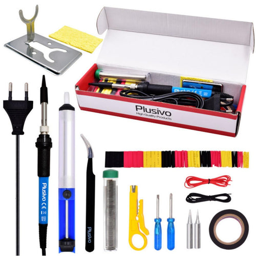 Plusivo Basic Soldering Kit for Electronics (EU Plug)