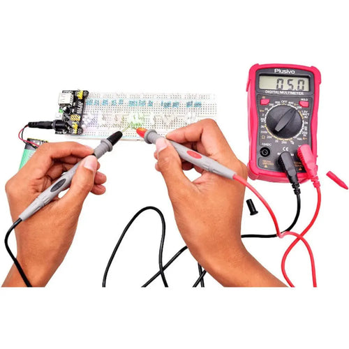 Plusivo Digital Multimeter Kit w/ Test Probes