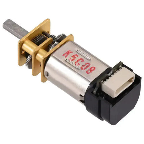 Pololu 100:1 Micro Metal Gearmotor HPCB 6V w/ 12 CPR Encoder, Back Connector