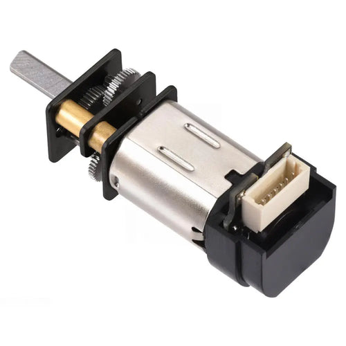 Pololu 380:1 Micro Metal Gearmotor LP 6V w/ 12 CPR Encoder, Side Connector