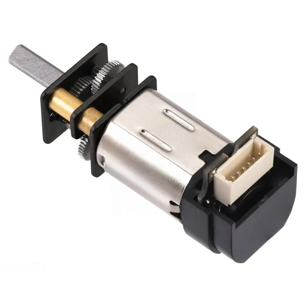 Pololu 380:1 Micro Metal Gearmotor MP 6V w/ 12 CPR Encoder, Side Connector