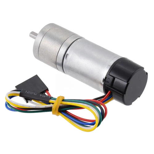 Pololu 75:1 Metal Gearmotor 25Dx69L mm HP 6V w/ 48 CPR Encoder