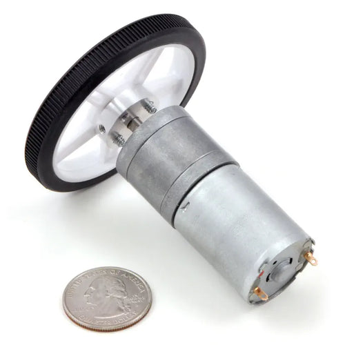 Pololu 75:1 Metal Gearmotor 25Dx69L mm HP 6V w/ 48 CPR Encoder