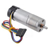 Pololu 9.7:1 Metal Gearmotor 25Dx63L mm LP 6V w/ 48 CPR Encoder