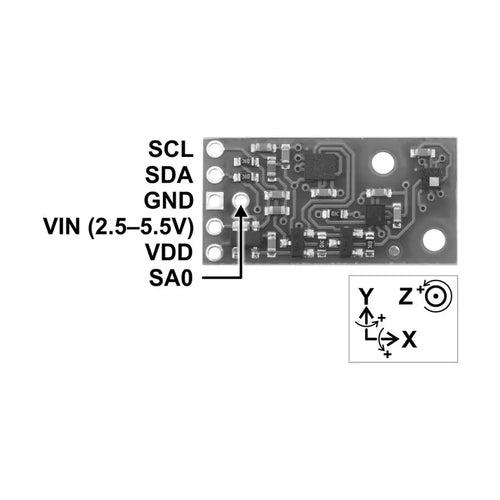 Pololu AltIMU-10 V6 3-Axis Gyro, Accelerometer, Compass & Altimeter