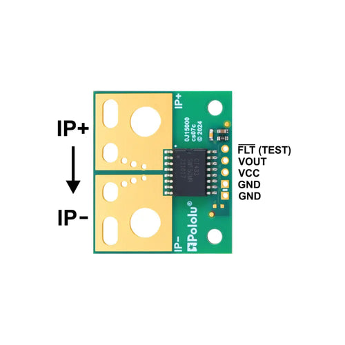 Pololu CT432-HSWF50MR TMR Current Sensor Large Carrier -50A to +50A, 5V
