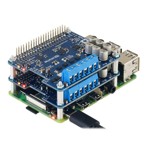 Pololu Motoron M2H24v16 Dual High-Power Motor Controller Kit for Raspberry Pi