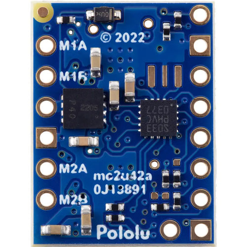 Pololu Motoron M2T256 Dual I2C Motor Controller (Header Pins Soldered)