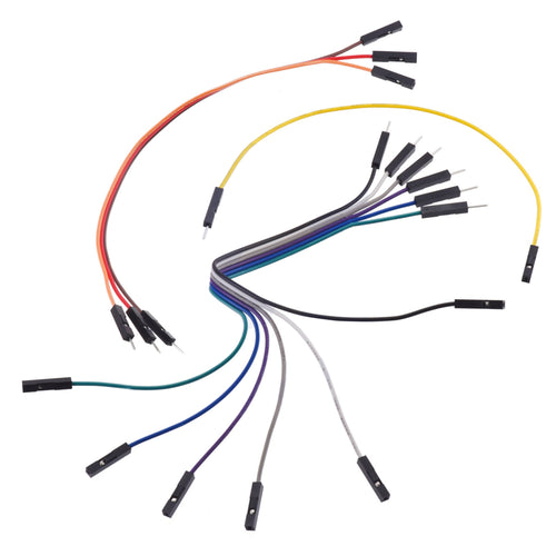 Pololu Ribbon Cable Premium Jumper Wire Set 10-Color M-M 12 inch/30 cm (10x)
