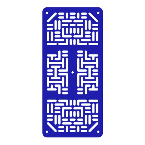 Pololu RP5/Rover 5 Expansion Plate RRC07A (Narrow) Solid Blue